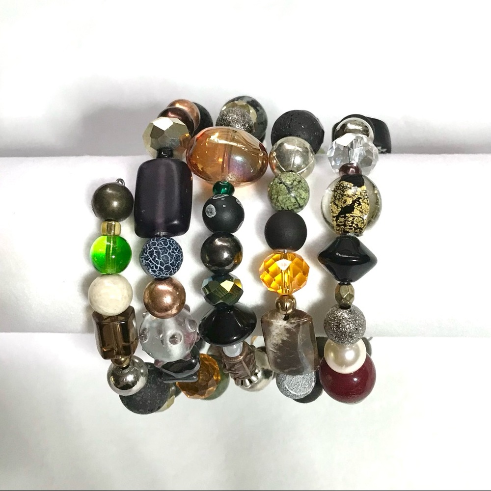 Handmade Bracelet with Vintage and Modern Elements (NB70-3H) - Picture 4 of 8